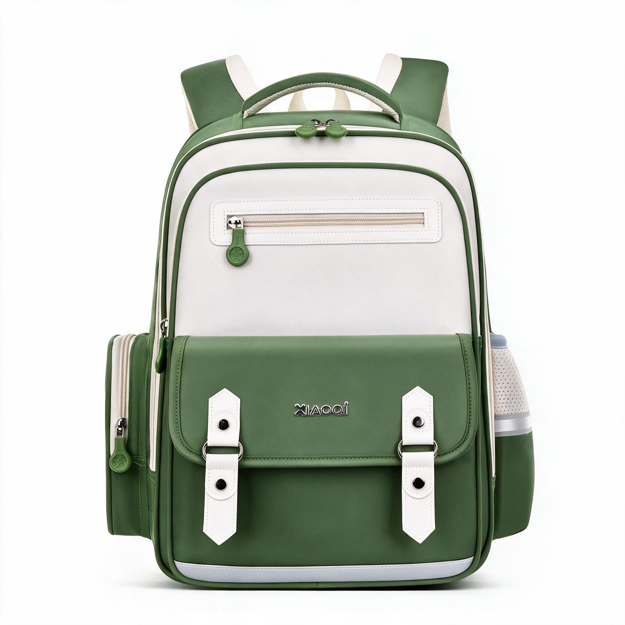 Sac à Dos Scolaire Style Kawaii Grand Volume Tissu Imperméable Vert SACKDS08VT - حقيبة مدرسية بتصميم كاوايي