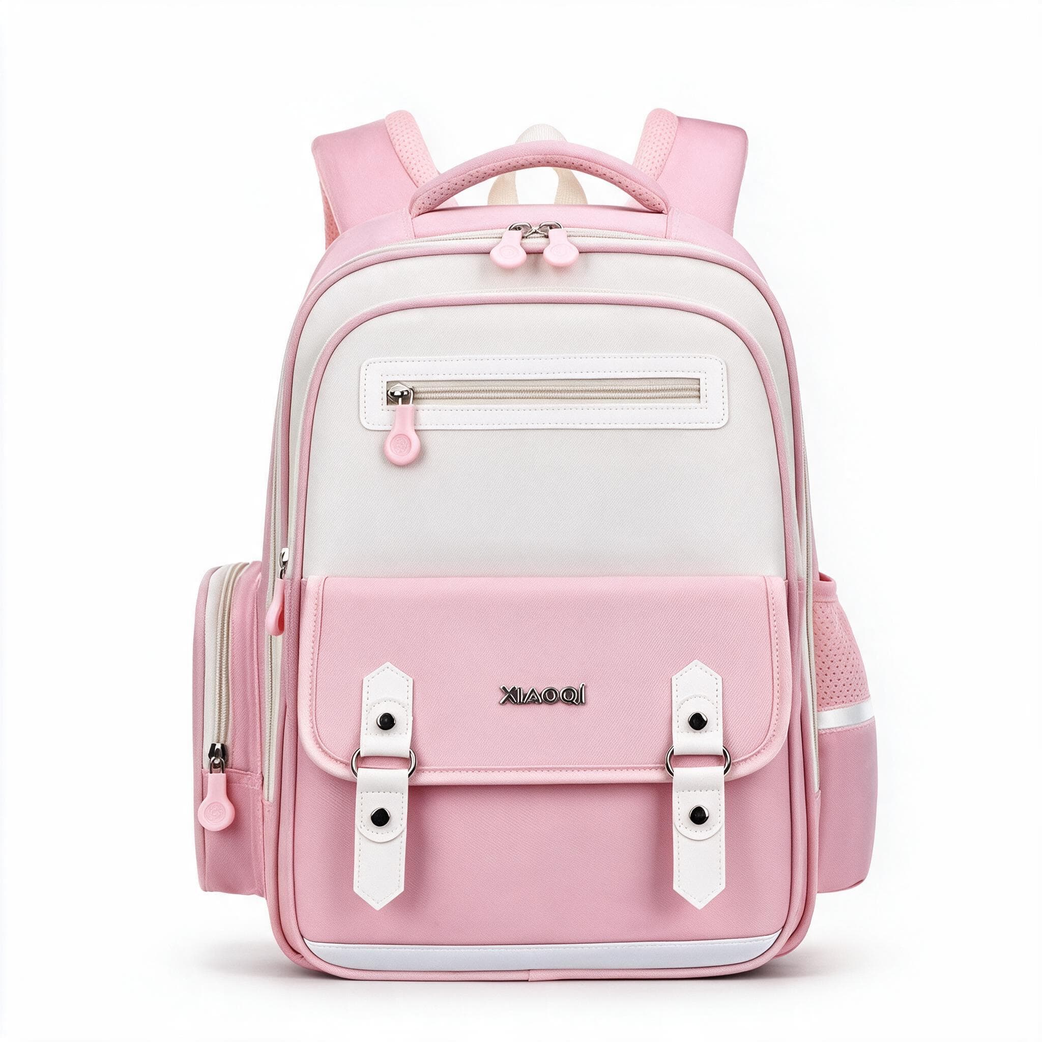Sac à Dos Scolaire Style Kawaii Grand Volume Tissu Imperméable ROSE SACKDS08RS - حقيبة مدرسية بتصميم كاوايي