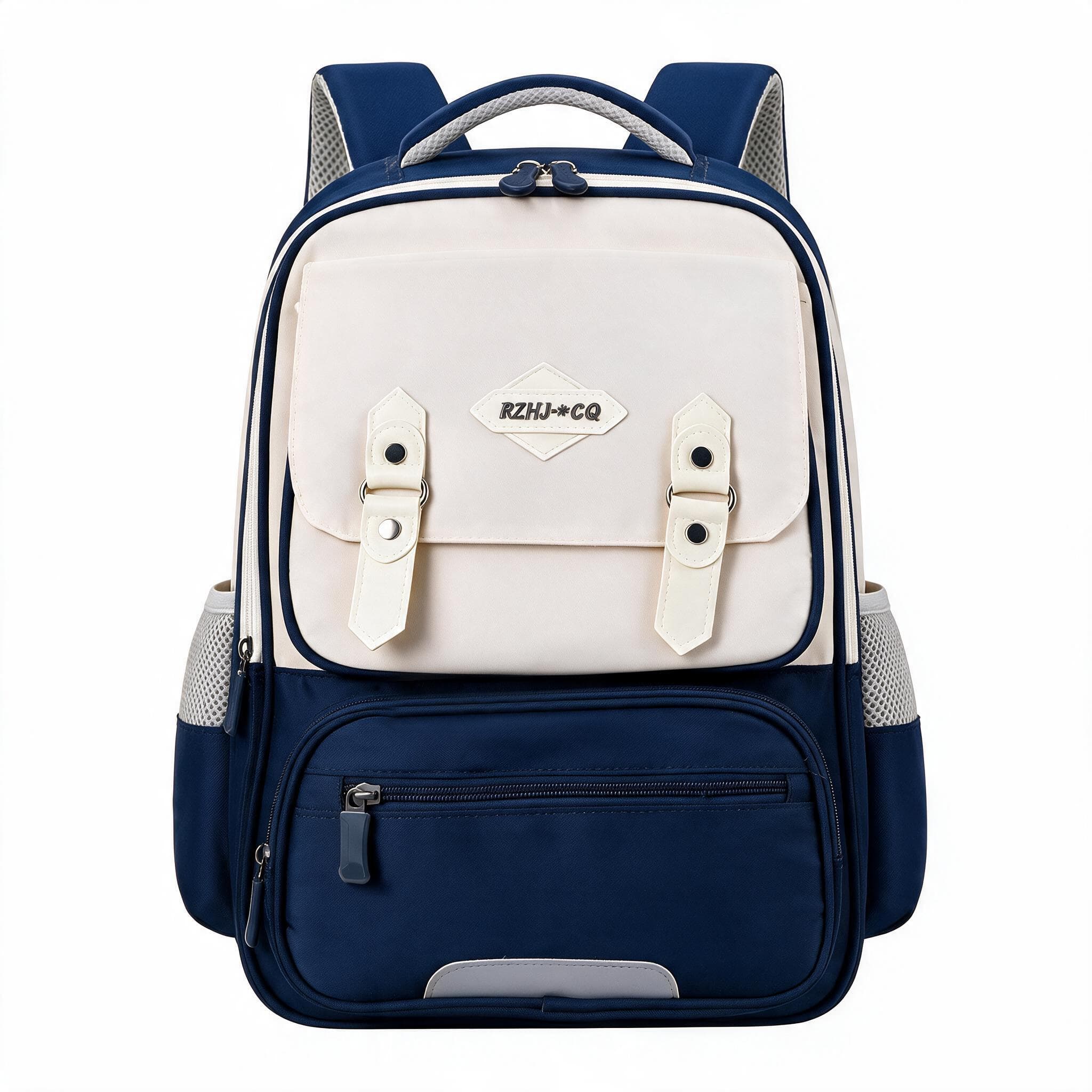 Sac à Dos Scolaire Style Kawaii Grand Volume Tissu Imperméable Bleu Nuit SACKDS38BLN - حقيبة مدرسية بتصميم كاوايي