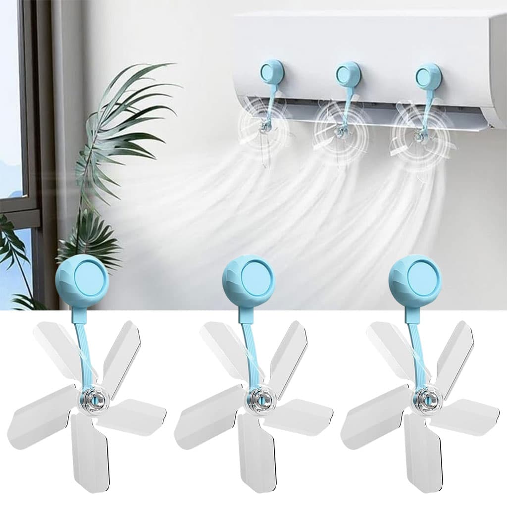 Déflévecteur d'Air pour Climatiseur Réglable à 360° - Anti-Souffle Direct Pack 3Pcs - موجّه هواء المكيف القابل للتعديل لمنع الهواء المباشر 