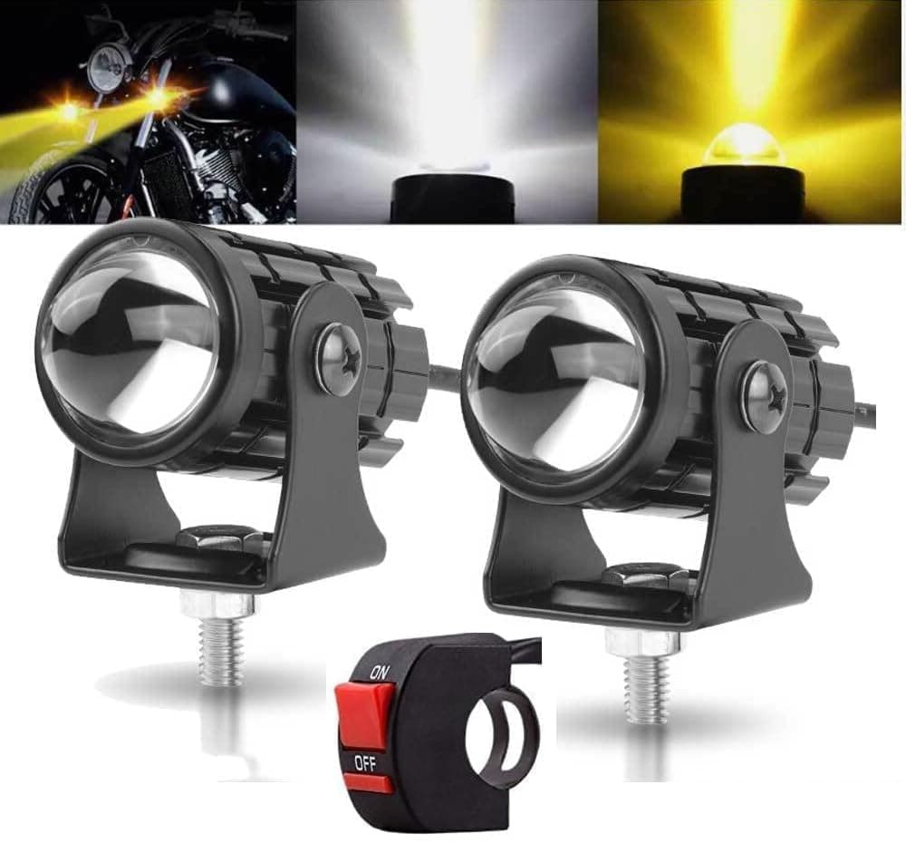 Projecteur LED Ultra Puissant Pour Moto et Véhicule Étanche IP67 DC 12V-80V, 3 Modes d'Éclairage - كشاف إضاءة ليد عالي القوة للمركبات والدراجات النارية 