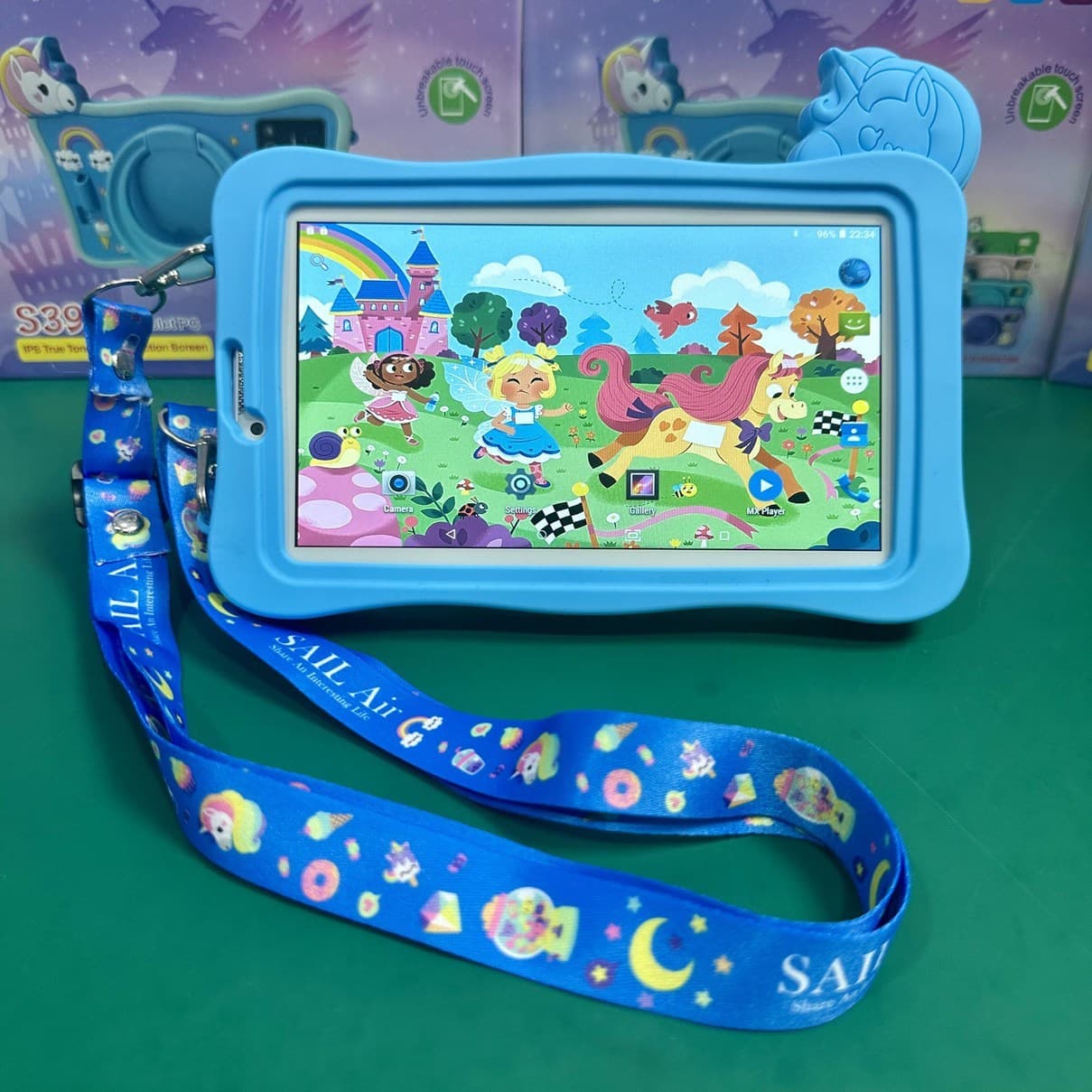 Tablette Éducative Pour Enfants 7 Pouces  Android, 4G 256GB 12GB RAM - تابلت أطفال تعليمية 7 بوصة