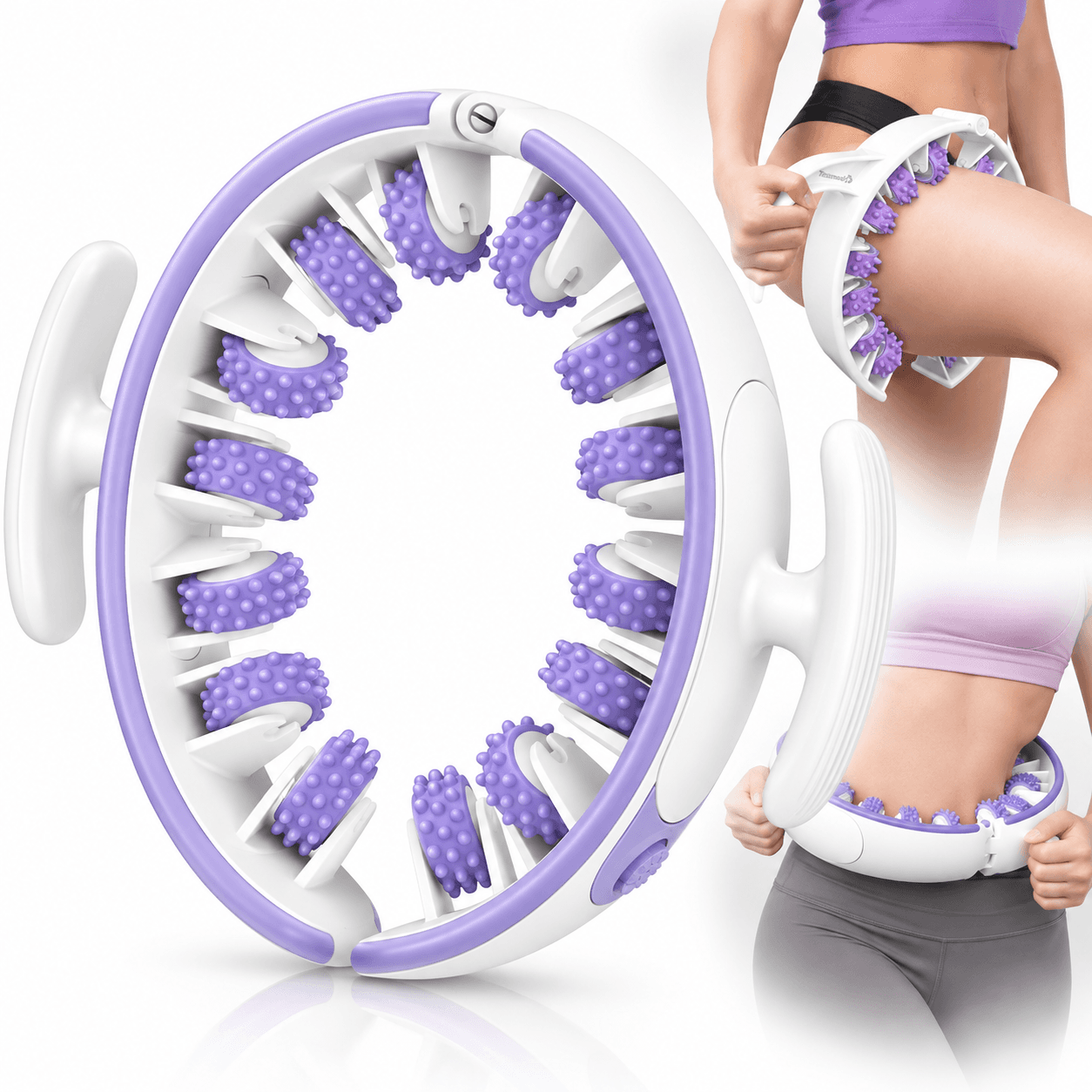 Rouleau de Massage Circulaire Anti-Cellulite et Récupération Musculaire - أسطوانة المساج الدائرية لتخفيف آلام العضلات والسيلوليت 