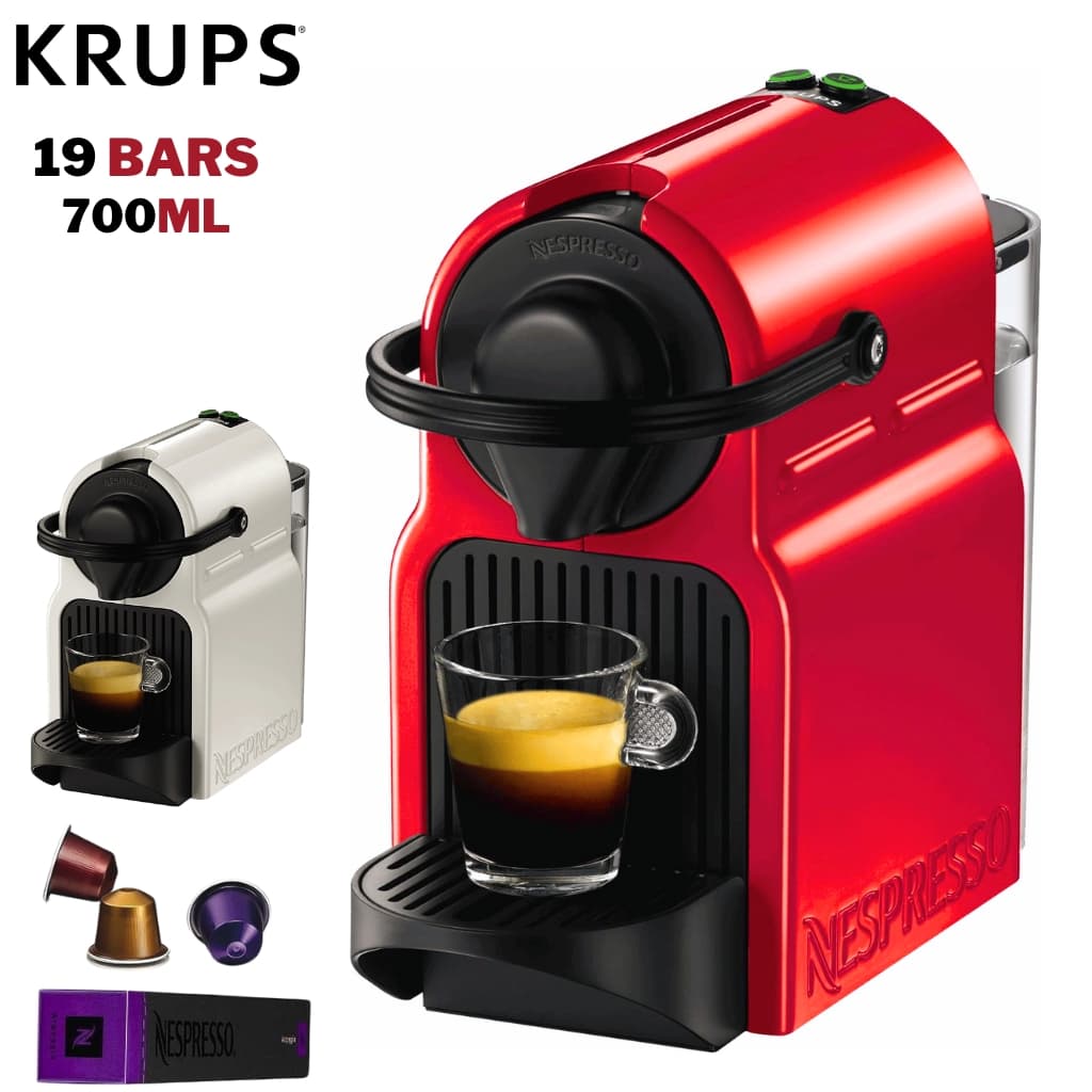 Cafetière Expresso Avec Capsules Nespresso Et Fonction Flow-Stop Automatique 700mL 1260W Krups Inissia YY1530FD