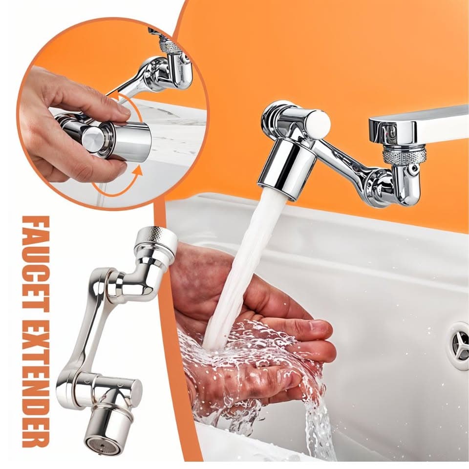 Robinet Orientable rotatif à 1080° à économie d'eau