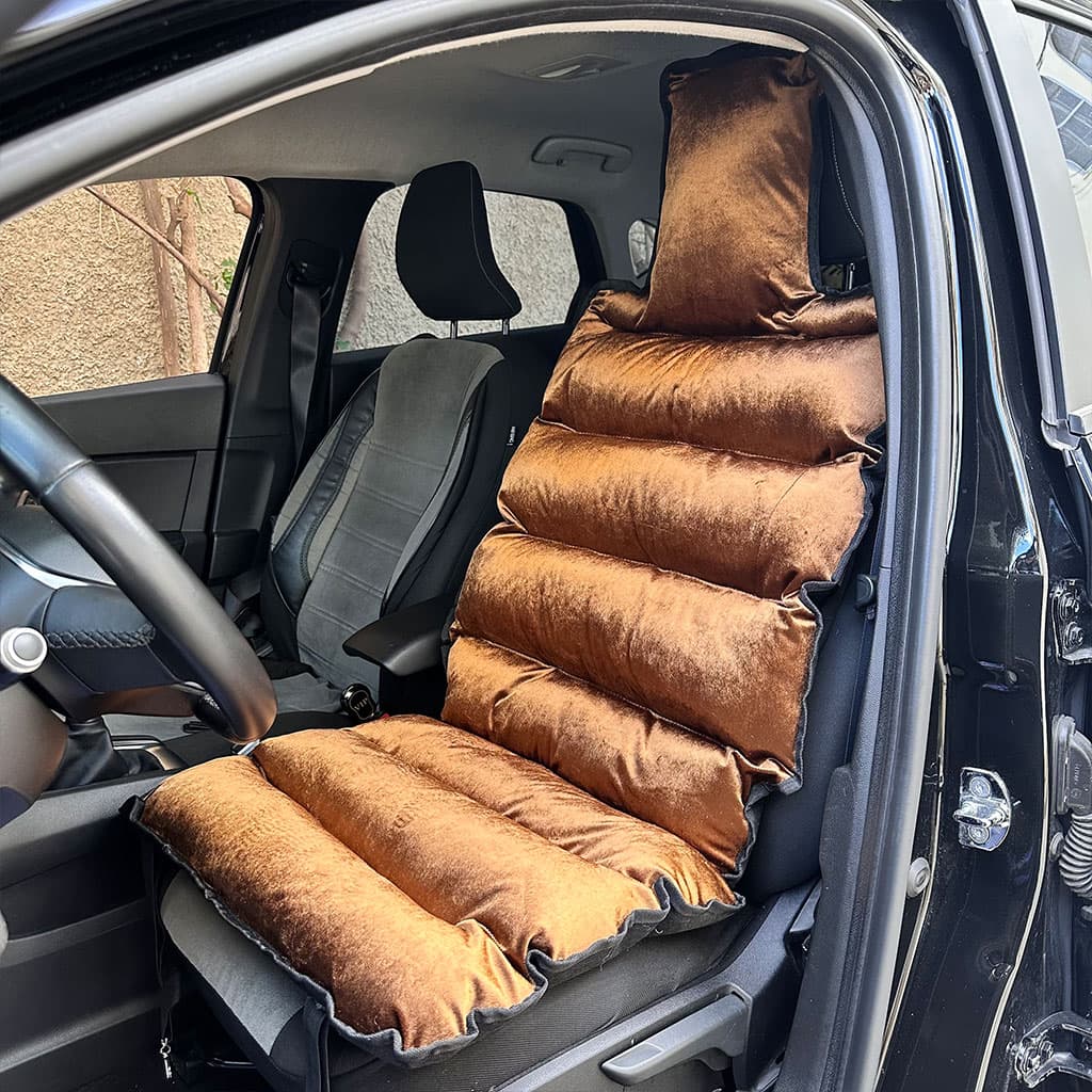 Housse de Protection Siège Auto en Velours Rembourrée Confortable et Moelleux – فرشة مقعد السيارة جد مريحة