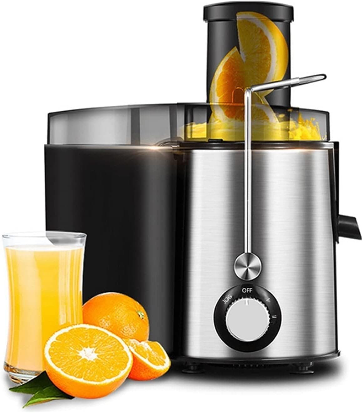 Multismart Extracteur de jus électrique 250 W à 2 vitesses pour fruits et légumes - عصارة فواكه