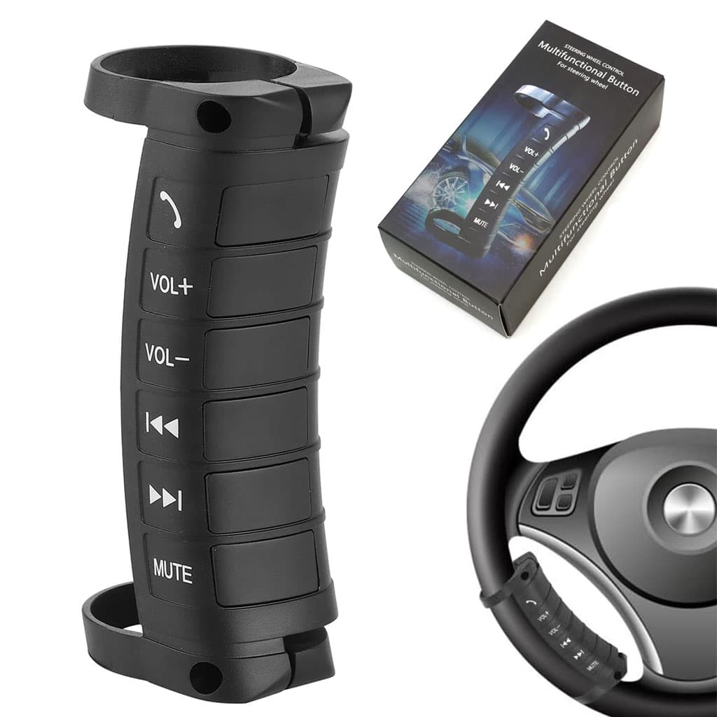 Kit d'installation de boutons de commande au volant pour voitures - أزرار التحكم بالصوت والمقود