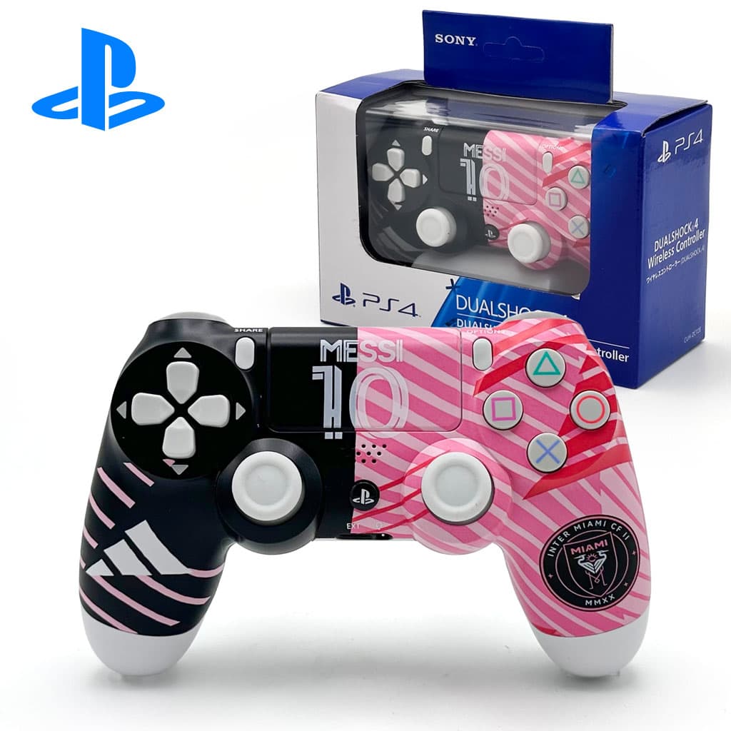 SONY DualShock Manette PS4 Sans Fil, Batterie Rechargeable (High Copy) – Edition Inter Miami