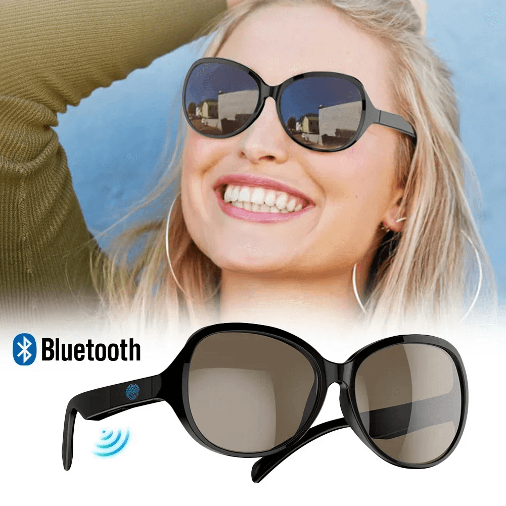 Lunettes de soleil intelligentes ecouteurs sans fil Bluetooth, appels mains libres - نظارات شمسية ذكيةو سماعات رأس لاسلكية بتقنية البلوتوث