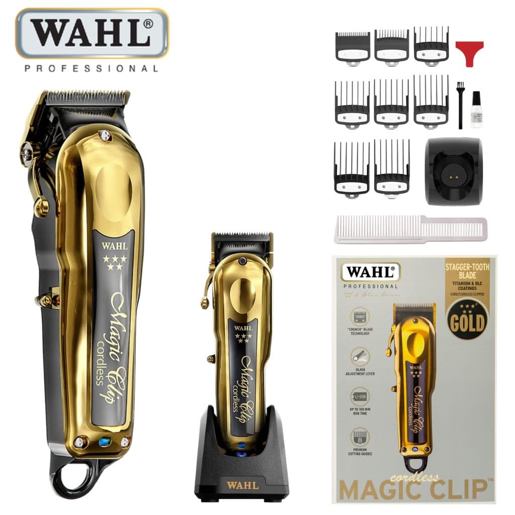 Tondeuse Wahl Magic Clip Gold Cordless Clipper - ماكينة حلاقة الشعر اللاسلكية