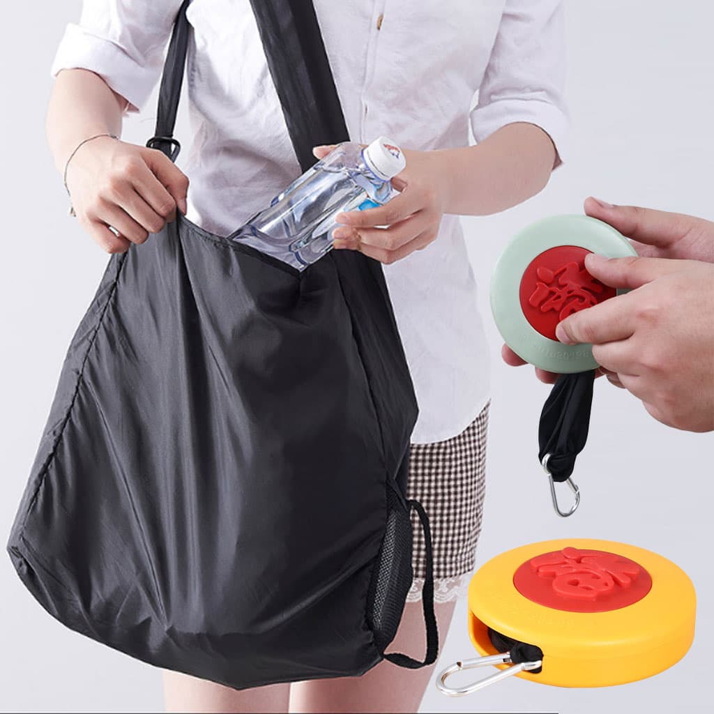 Petit sac de courses à disques rétractable - حقيبة تسوق قرصية صغيرة قابلة للسحب