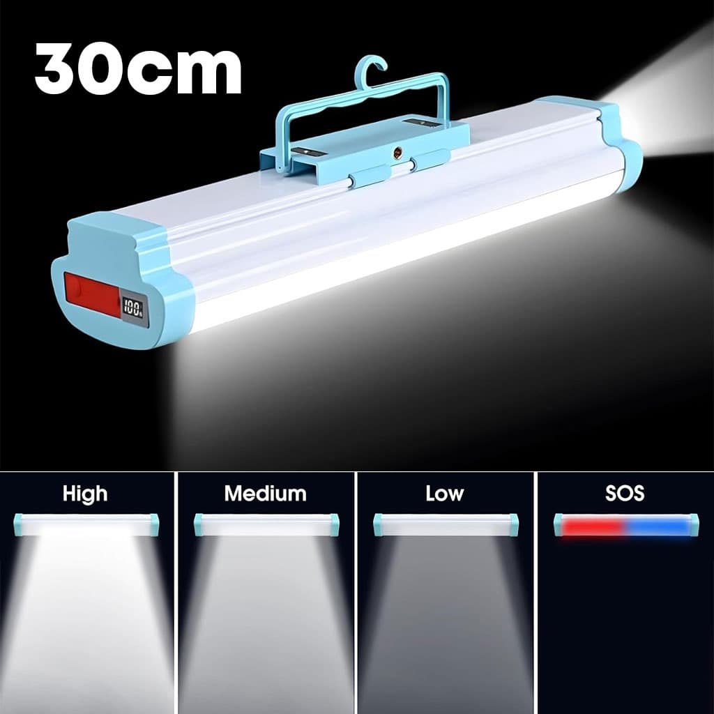 Lanterne de Camping 5-en-1 avec Power Bank MM 4000mAh - مصباح التخييم المغناطيسي متعدد المهام