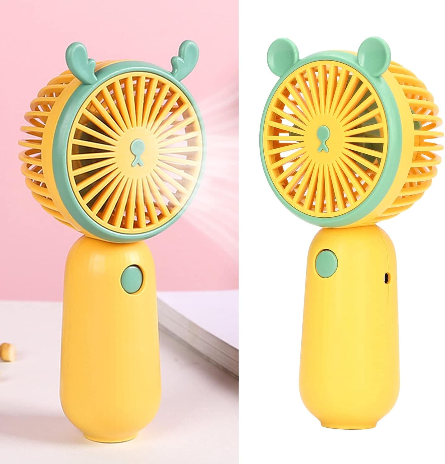 Mini Ventilateur Portable Rechargeable USB DD8009 - مروحة يد صغيرة محمولة (2 في 1)