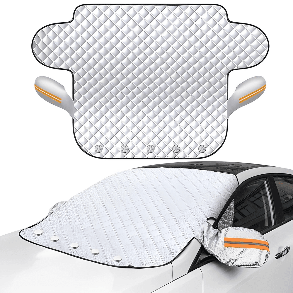 Couverture de Pare-brise Magnetique pour Voiture Toute Saison - غطاء الزجاج الأمامي للسيارة متعدد الفصول