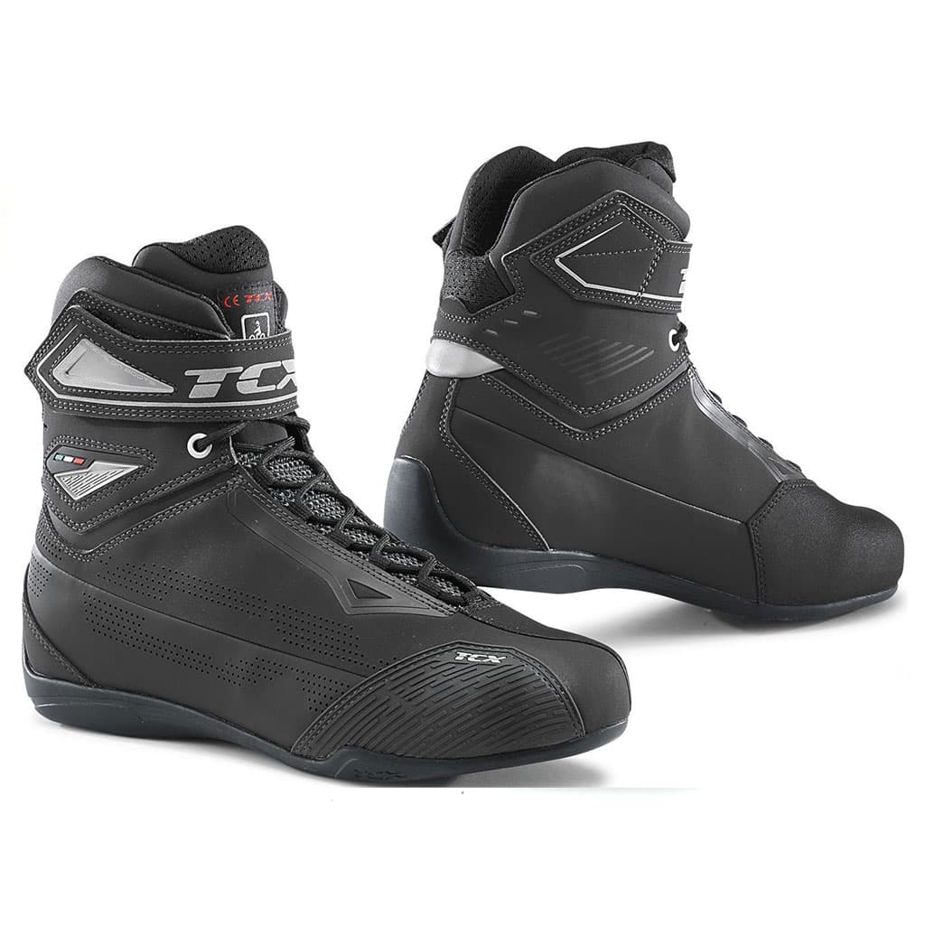 Chaussures de Moto TCX Rush 2 Air Perforated Gray and Black - حذاء الدراجات النارية المخصص للتهوية