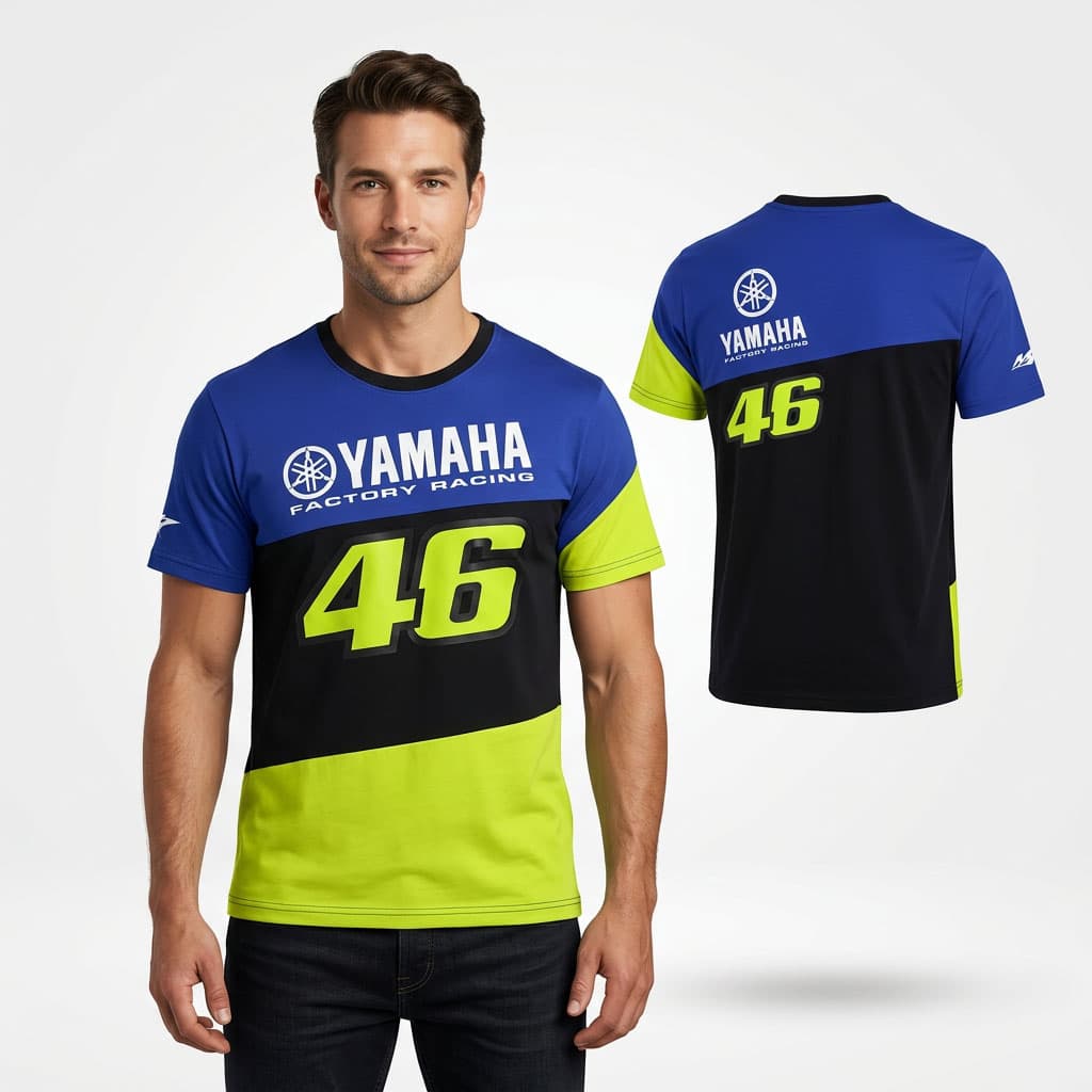 T-shirt Yamaha Factory Racing VR46 Legend - تيشرت ياماها فاكتوري ريسينغ