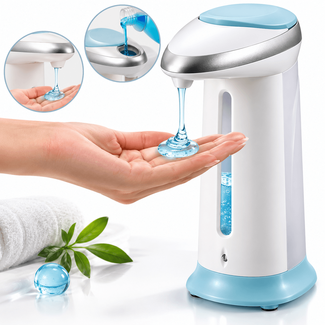 Distributeur de savon automatique à capteur sans contact 300 ml