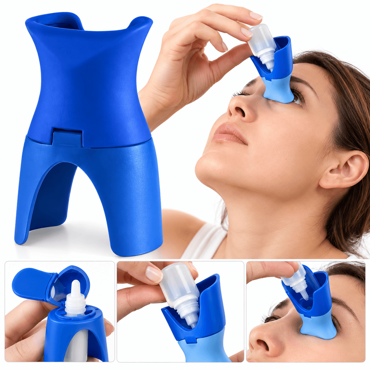 Guide Applicateur de Gouttes Oculaires - موجه ومساعد قطرة العين لكبار السن