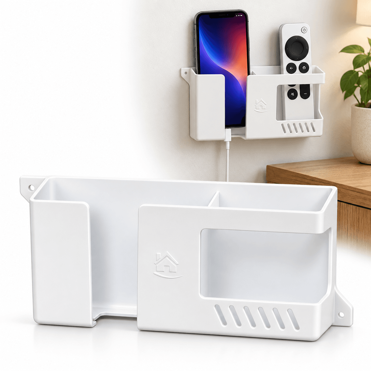 Support Mural pour Smartphone et Télécommande - حامل جداري ليد التحكم والهاتف