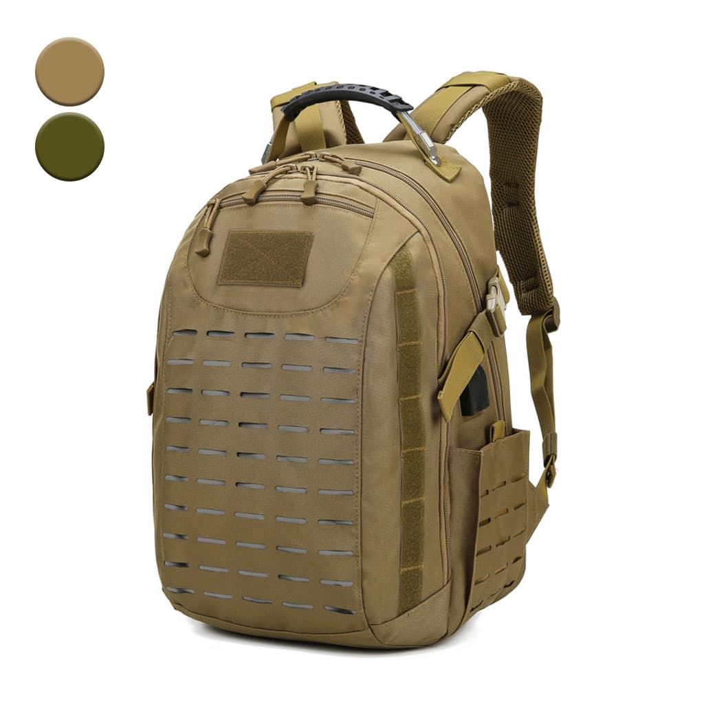 Sac à dos tactique USB pour camping, sac militaire 40L JRD1