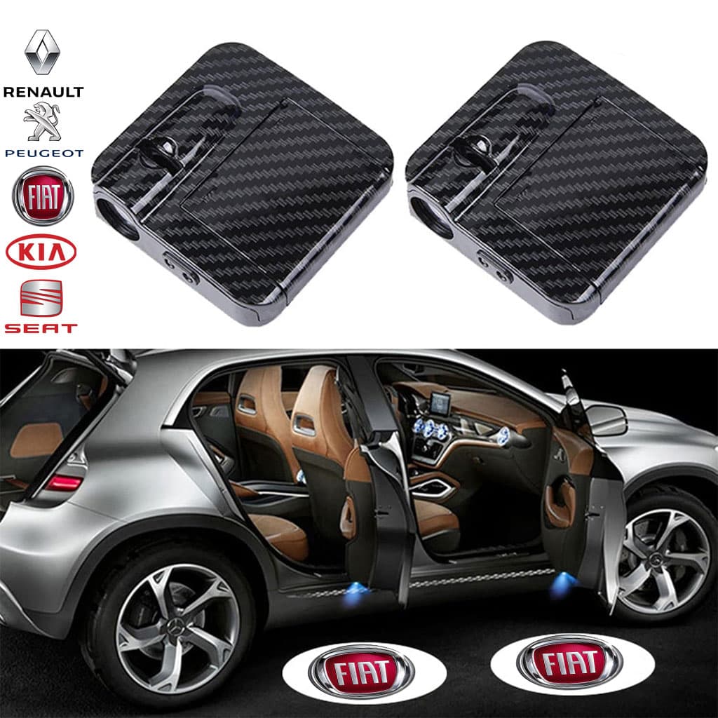 Projecteur Logo de Porte Voiture LED 2 Pcs