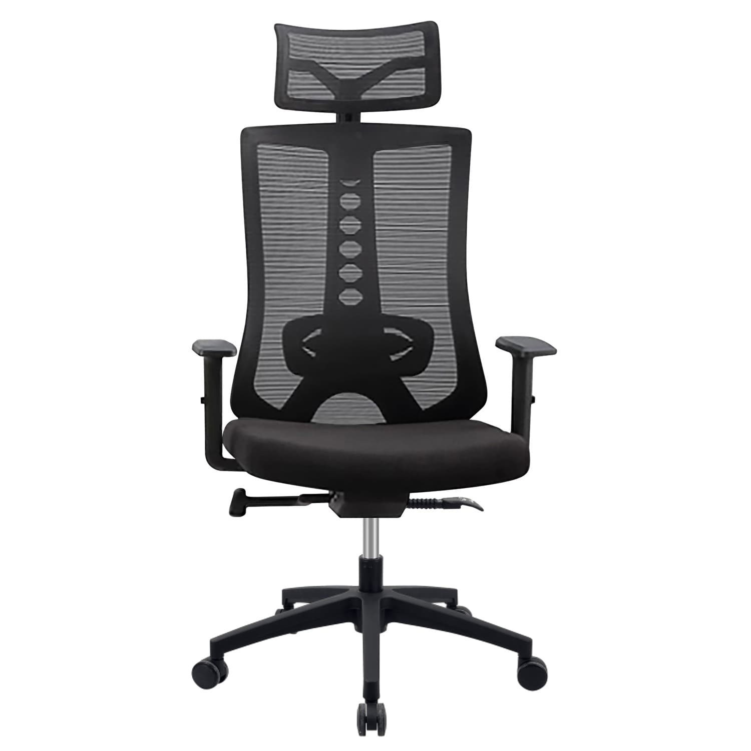 Chaise ergonomique valence réglable en maille 100% respirable