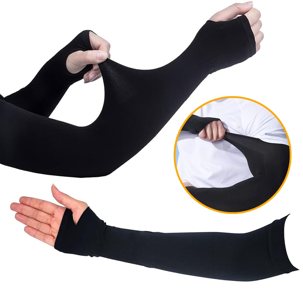 Manchettes de Protection Solaire UV pour hommes et femmes pack 5pcs - أكمام الحماية من الشمس للرجال والنساء