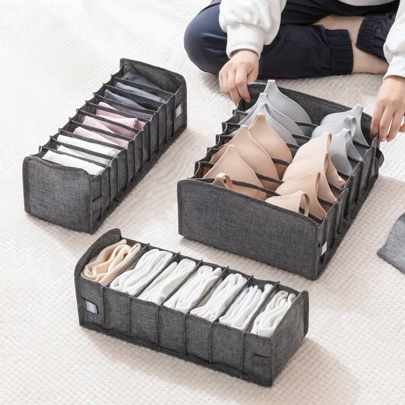Organisateur de Sous-Vêtement 3PCS dans Tiroirs Stockage Placard Idéal V2