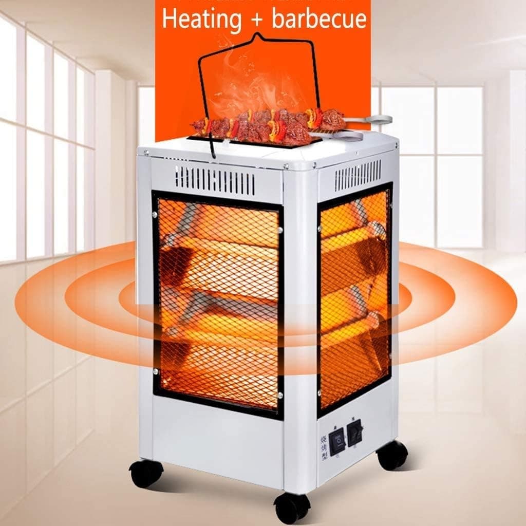 Chauffage Electrique et Gril 360 Degrés Eco Faible Consommation 5 façades 2000 W