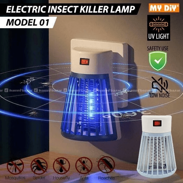 Lampe anti-moustique et mouche lumière UV Bug Zapper